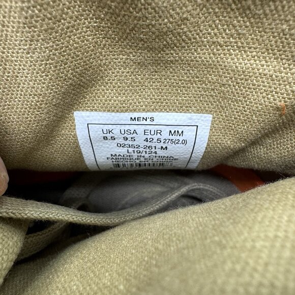 New NWOB Mens Palladium Pampa Hi Top Khaki Tan Canvas Shoes Sneakers Size 9.5 - Picture 6 of 7